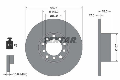 New brake disc - brake, for