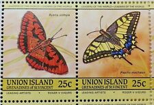 GRENADINES OF ST VINCENT - UNION ISLAND 1985 25c. BUTTERFLIES  -  MNH