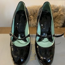 Vivienne westwood Black Patent Leather Elevated Mary Jane Shoes