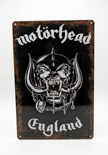 Motörhead england metal sign - motörhead,