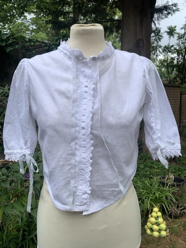 Victorian cotton blouse - victorian,