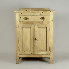 Rustic Pine Farmhouse Kitchen Cupboard