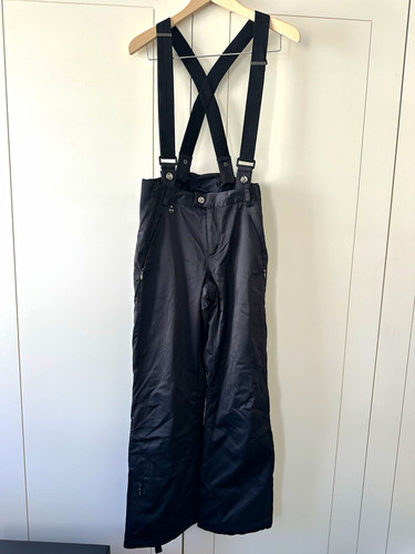 Spyder black ski salopette - black,