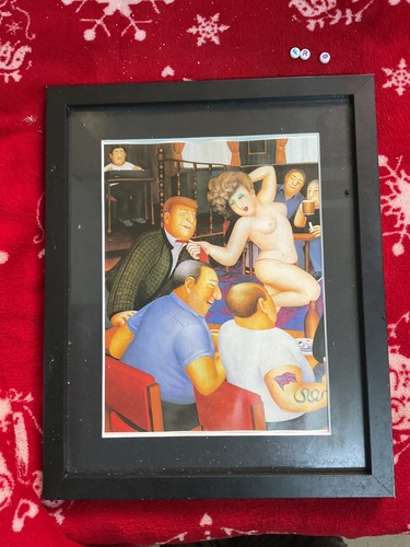 Rarer risqué framed art - risqué,