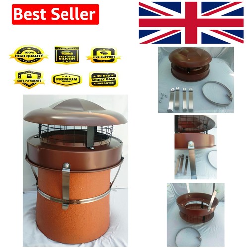 Anti downdraught chimney - chimney, pot