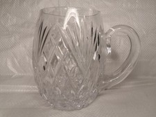 Tyrone Crystal  PORTRUSH / ANTRIM 1 Full Pint Tankard / Mug Cup With Handle