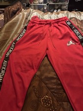 Air Jordan Jumpman Complete Red/black Tracksuit XL,worn once in Excellent Shape 