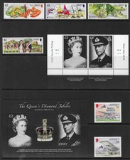 GB - JERSEY 2012 COLLECTION OF MNH SETS AND MIN. SHEETS. 6 SCANS.   (F42)