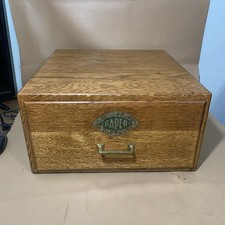 Antique Oak 1 Drawer Wooden