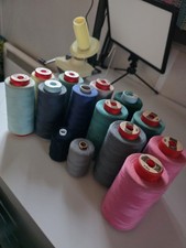 Large Selection of Sewing Cotton Reels – Mixed Colours