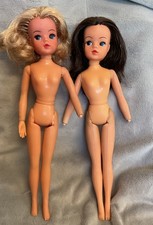 Vintage 1970s Pedigree Active Ballerina Dolls For TLC / Spares. Blonde,Brunette