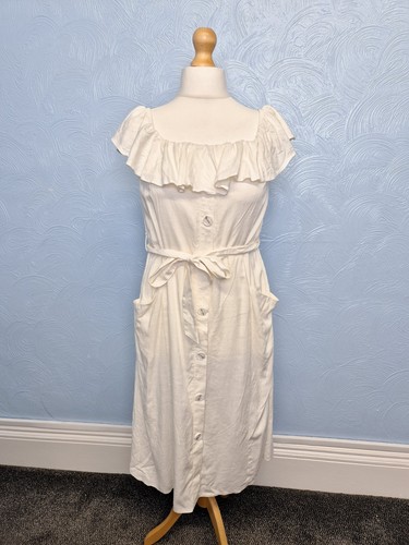 Midi dress size linen - tu,