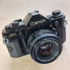 Canon A-1 SLR Film Camera with