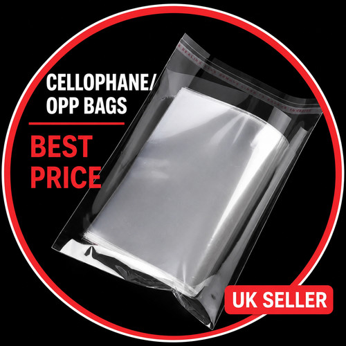 Premium transparent opp bags - transparent,