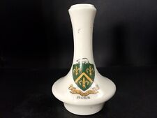 Crested China - ROSS Crest - Vase - Wilton China.