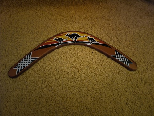 Aboriginal style boomerang - aboriginal,
