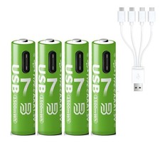 USB Rechargeable AAA Lithium