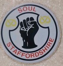 Northern Soul International Soul Club Sticker 70s Record Box Sticker