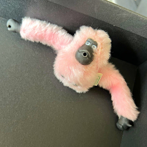 Pink plush kipling monkey - pink,