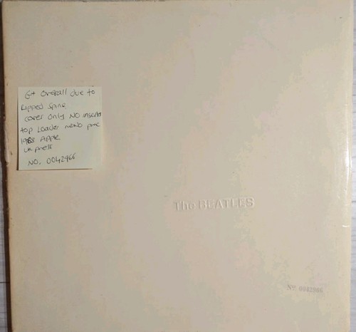 The beatles white album vinyl - white,