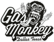 Gas Monkey Sticker C Car Van