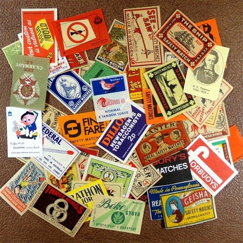 Matchbox labels vintage - matchbox,