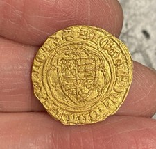 RICHARD II (1377-1399). GOLD QUARTER NOBLE.