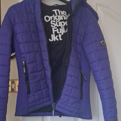 Superdry fuji hooded quilted - fuji,