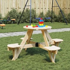  Garden Wooden Picnic Table &