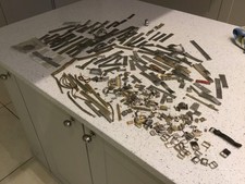 joblot used vintage watchmakers broken stainless steel watch bracelets