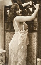 Postcard erotic woman nude
