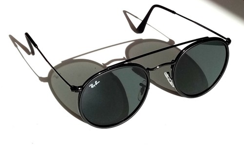 Ray ban sunglasses black round - sunglasses,