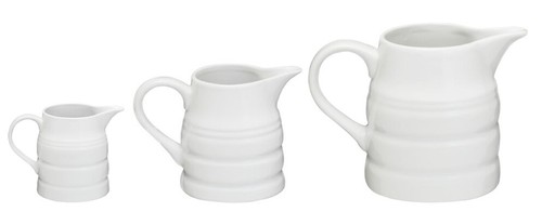 Churn jug white - jug, porcelain