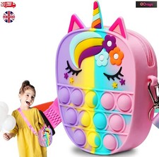 Unicorn Pop it Bag Girls and