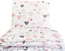 2 pc bedding set for crib pram