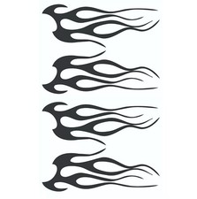 Hot Rod Flame Tribal Decal