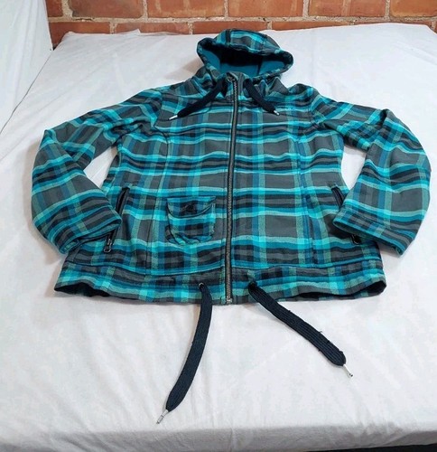 Neill plaid fleece hoodie - plaid,