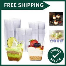 48 Hard Plastic Dessert Cups