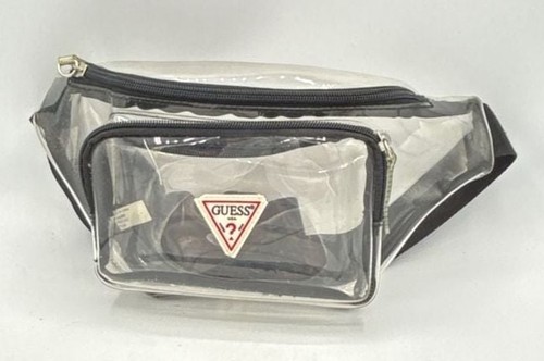 Guess clear vinyl logo - vinyl, waist
