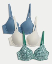 MARKS & SPENCER M&S Cotton Rich Padded Underwired T-Shirt Bra 38DD NWOT