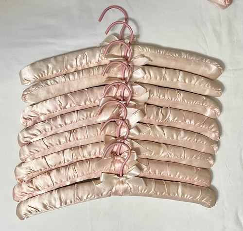 Luxurious satin padded hangers - padded,