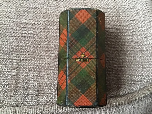 Mauchline tartan ware needle - mauchline,
