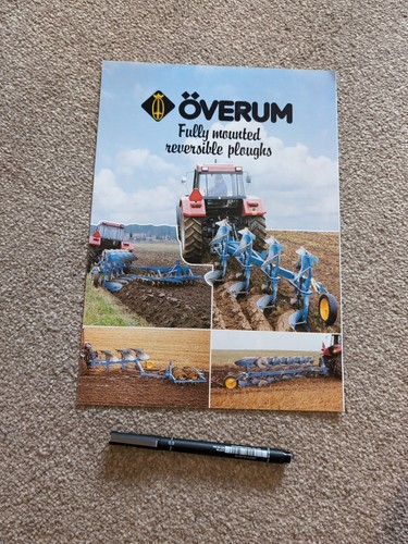 1988 overum reversible plough - overum,