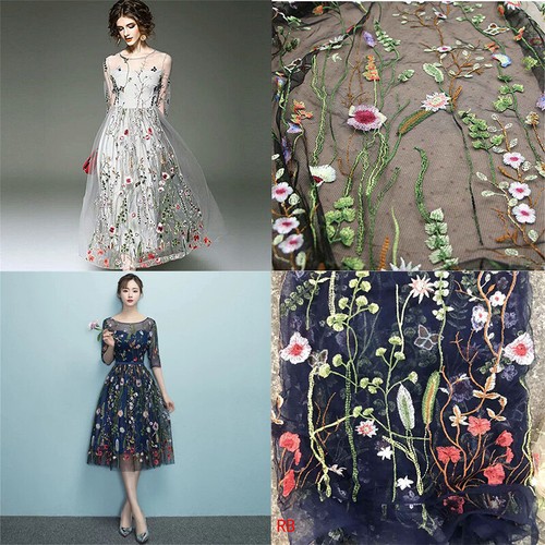 Colours floral corded lace - colours,