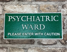 Psychiatric ward cast iron - psychiatric,
