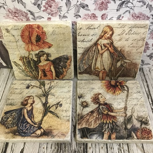 New vintage flower - vintage, fairies