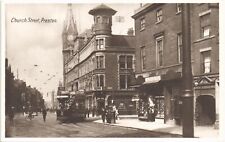 Preston. Church Street. Tram.