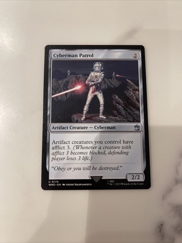 Mtg cyberman patrol doctor - patrol, [doctor