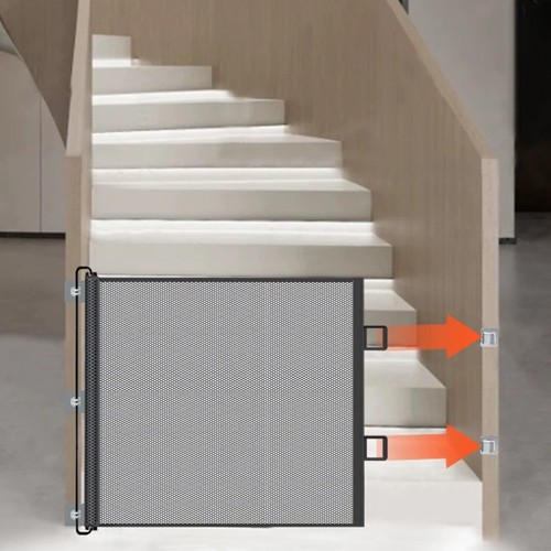 Foldable safety gate - foldable, for