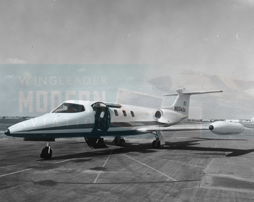 Lear jet original photo - lear,